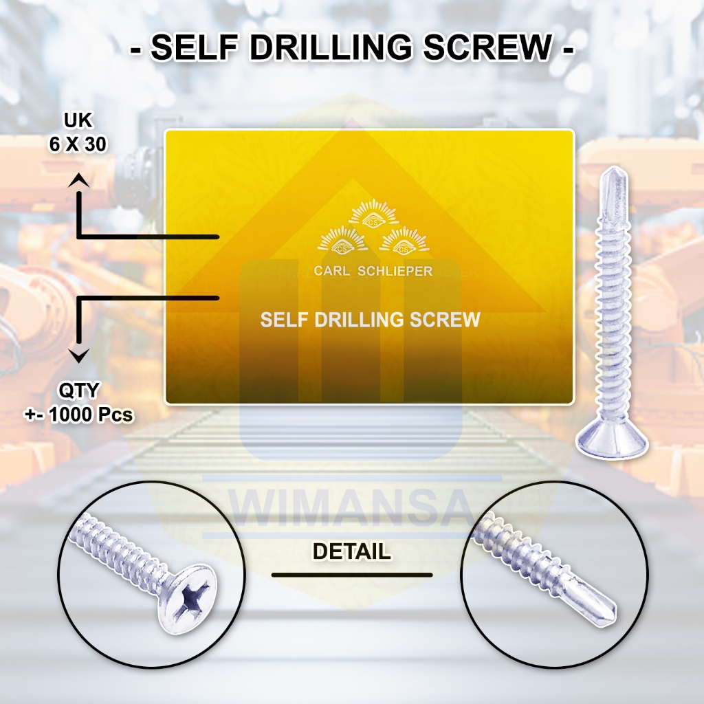SELF DRILLING SCREW CARL SCHLIEPER 1 KOTAK - BAUT DRILLING
