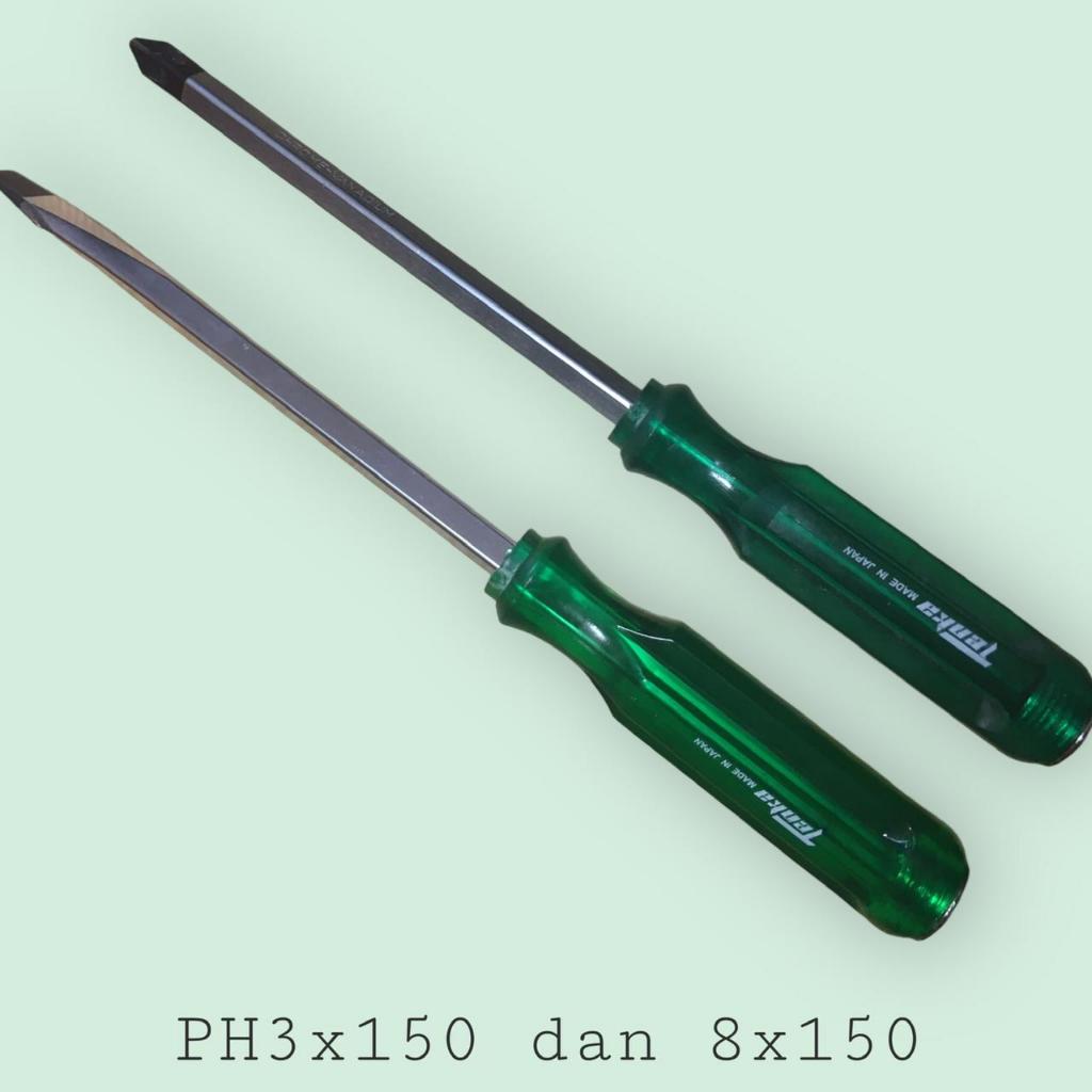 Tenka Obeng Ketok atau Go Thru Set  (Plus dan Minus 6 inch)