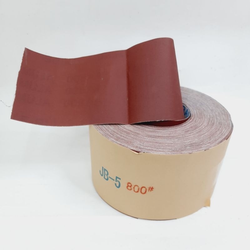 Amplas Kain / Roll Besi Kayu Meteran Grit 800 JB-5 Per Meter