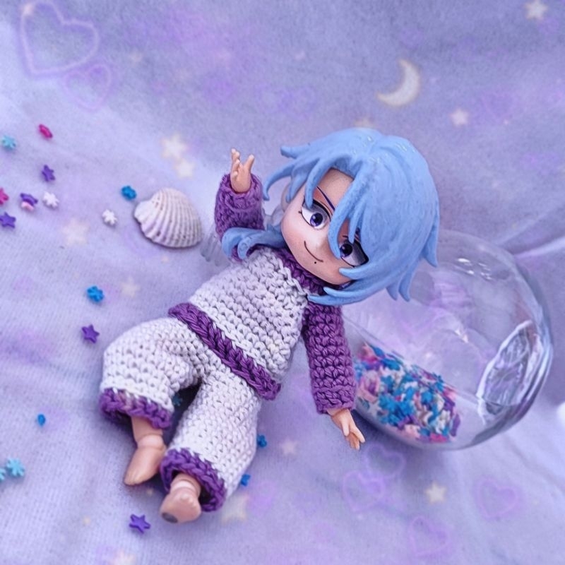 Nendoroid clothes / baju rajut nendoroid  / piyama nendoroid