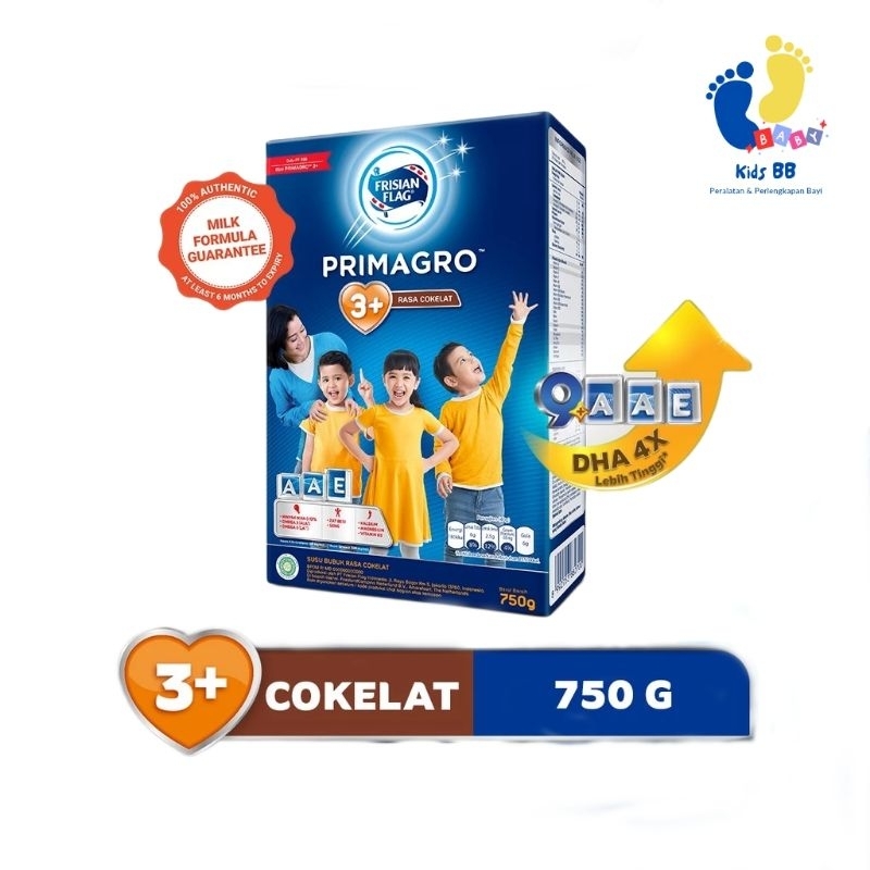 Frisian Flag Primagro 3+ Cokelat 750gr