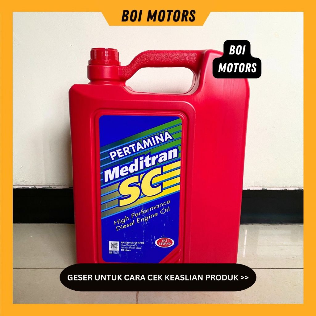 [10 LITER] PERTAMINA MEDITRAN SC SAE15W-40 10liter