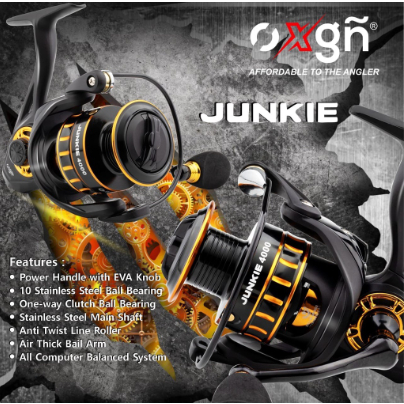 REEL POWER HANDLE + ONE WAY CLUTCH SPINING OXGN CRAZE / JUNKIE 9 BB