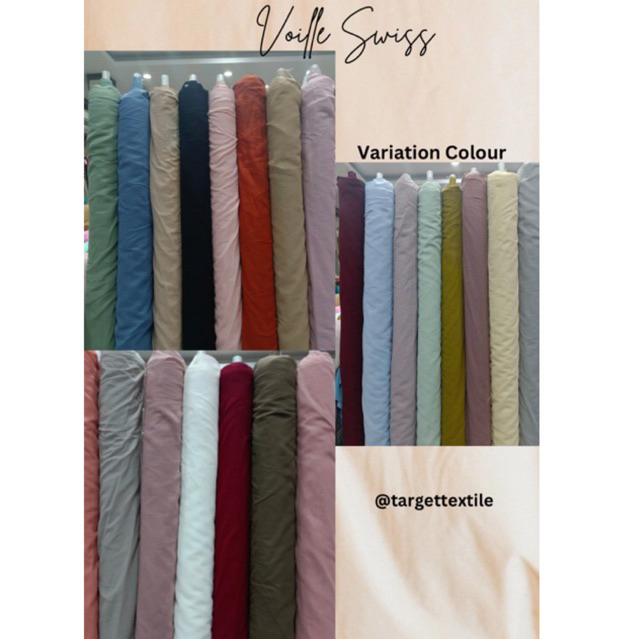 Voille Swiss/Voal Premium/kerudung Voal/bahan Voal/Voille kerudung/Bahan Voal Polos/Voille polos/Bahan Voille polos/Bahan Polosan/Bahan Meteran/Voille meteran/Voal meteran