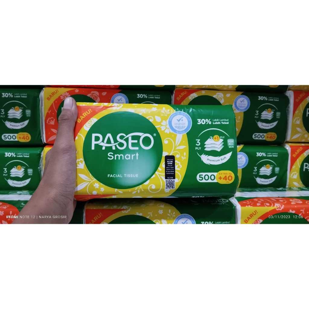 Tissu paseo smart 250 sheet