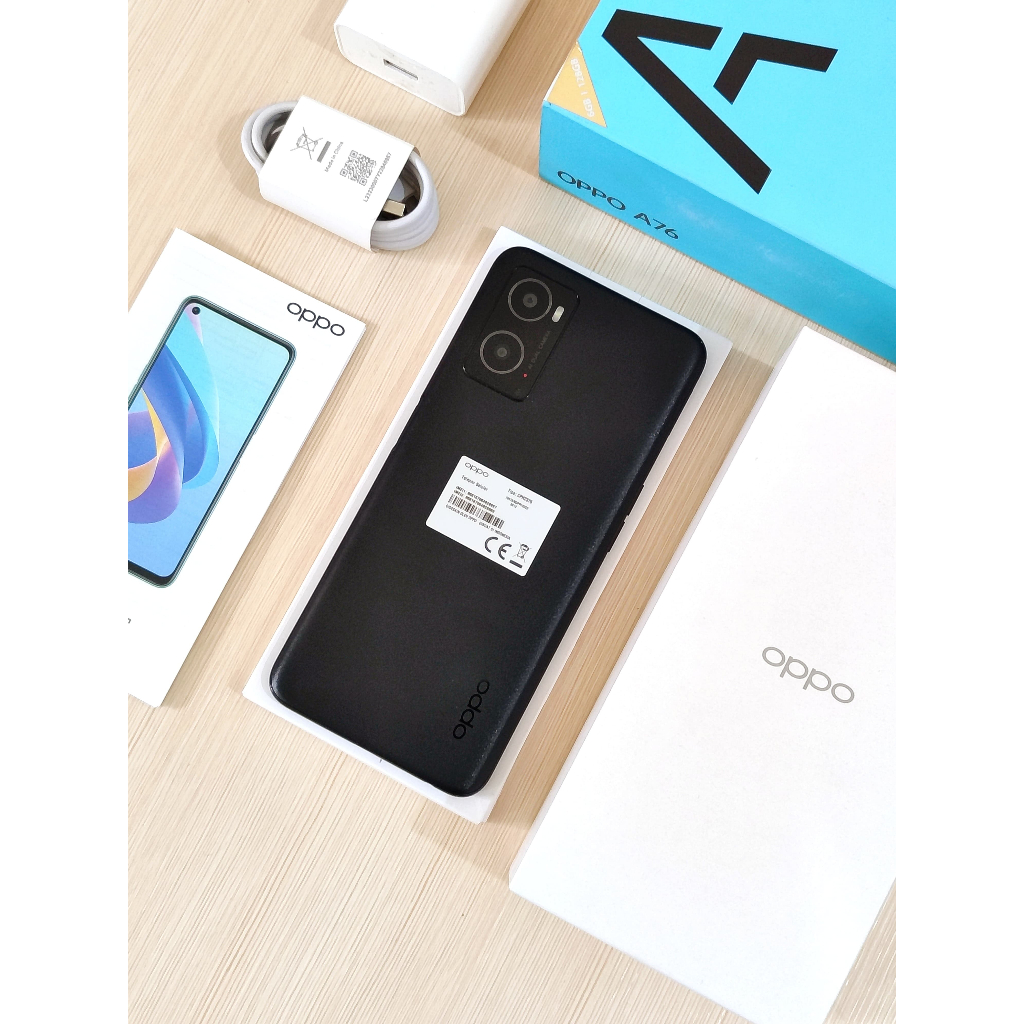 OPPO A76 6/128 SECOND FULLSET ORIGINAL