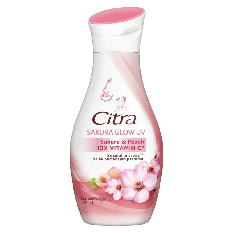Citra Hand & Body Lotion Sakura Glow UV 120ml