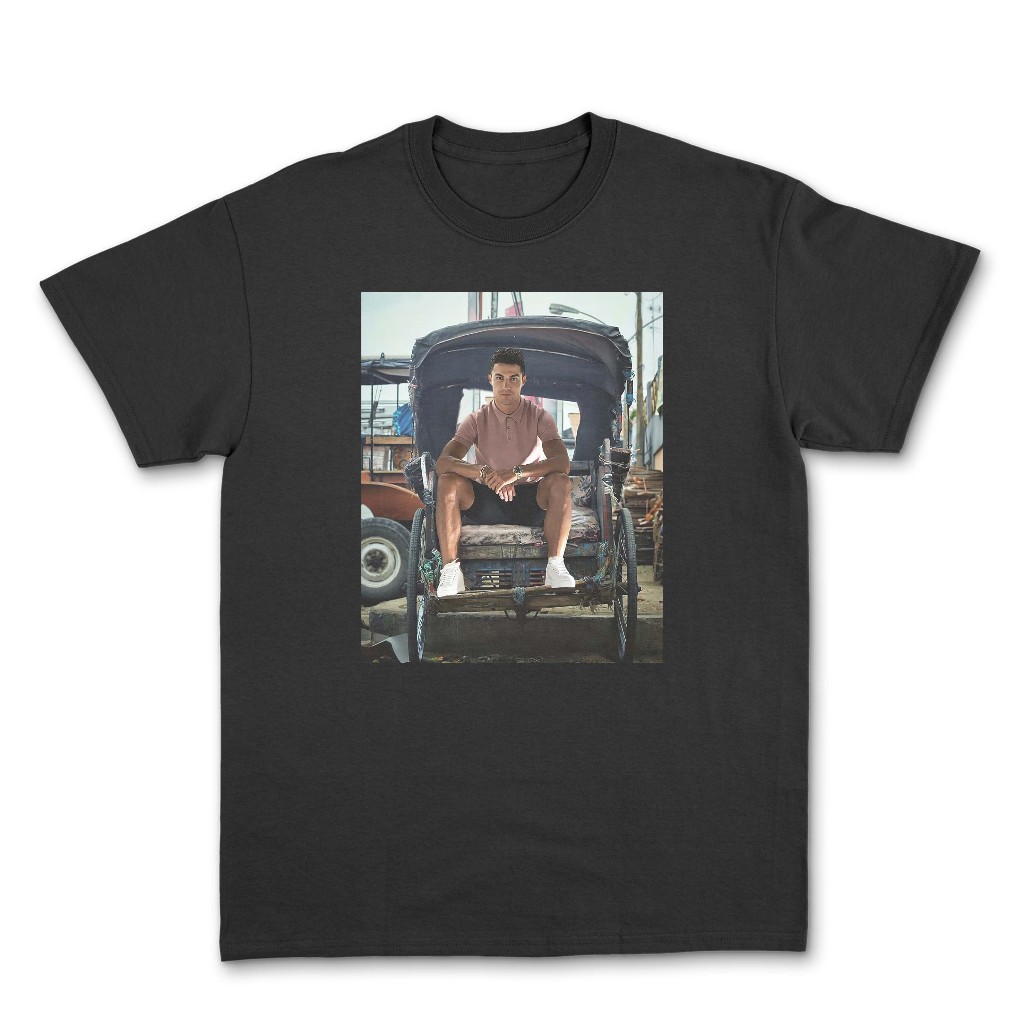 Tshirt | Kaos Band | Kaos Polos Pria Lucu Parodi Plesetan Cotton Combed - Ronaldo