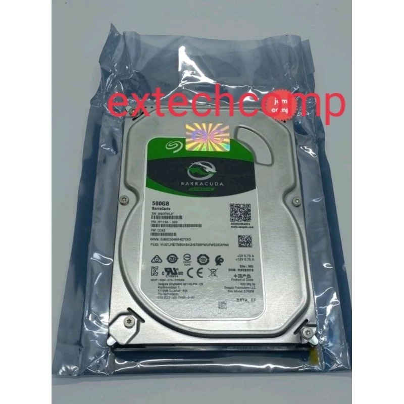 hardisk seagate 500gb new sentinel hdd 500gb seagate normal new