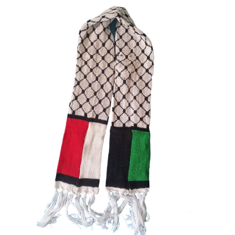 Syal Palestina Indonesia Sorban Rumbai Palestina Indonesia