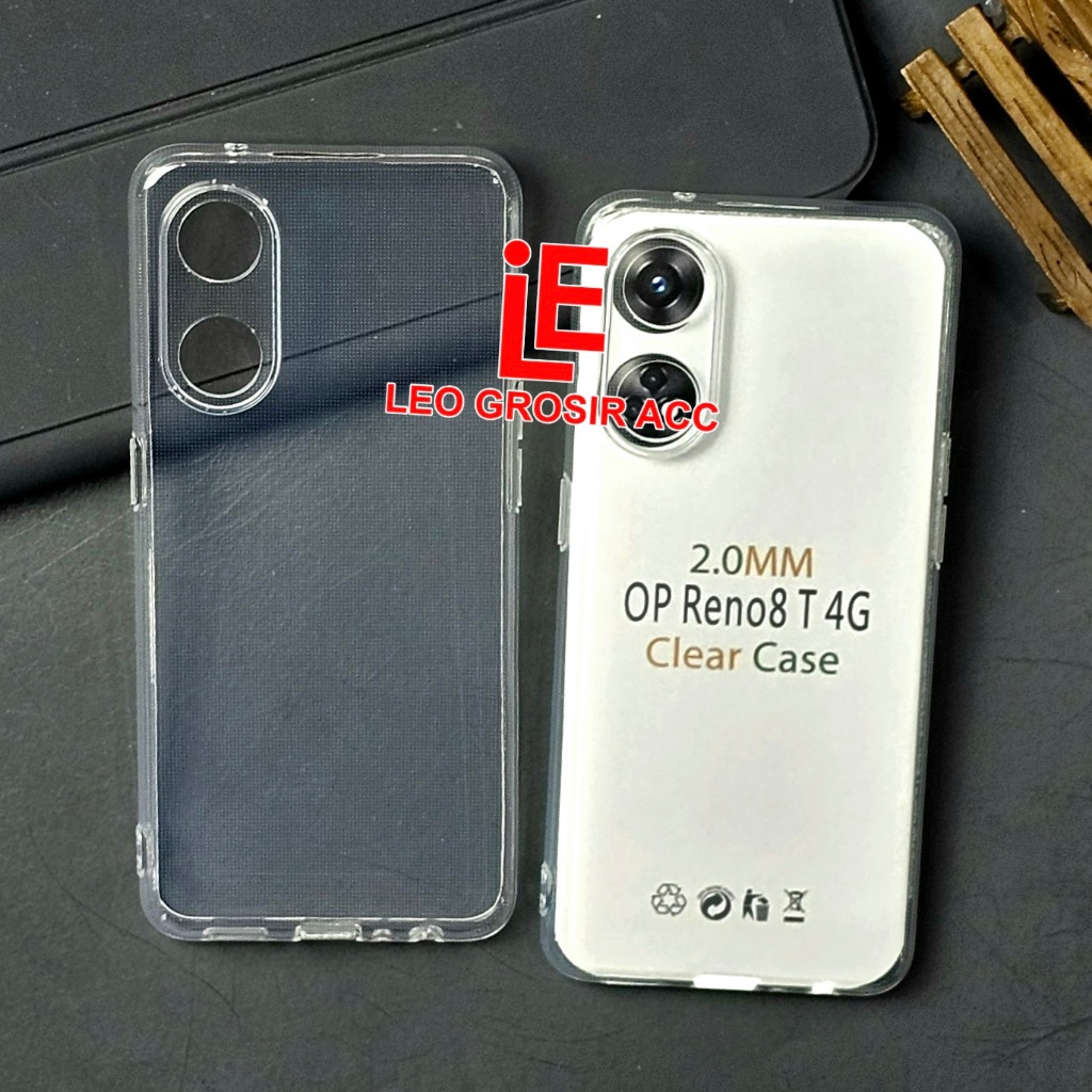 CASE BENING OPPO RENO 8T 4G OPPO RENO 8T 5G  CASE CLEAR HD 2.0MM OPPO RENO 8T 4G OPPO RENO 8T 5G