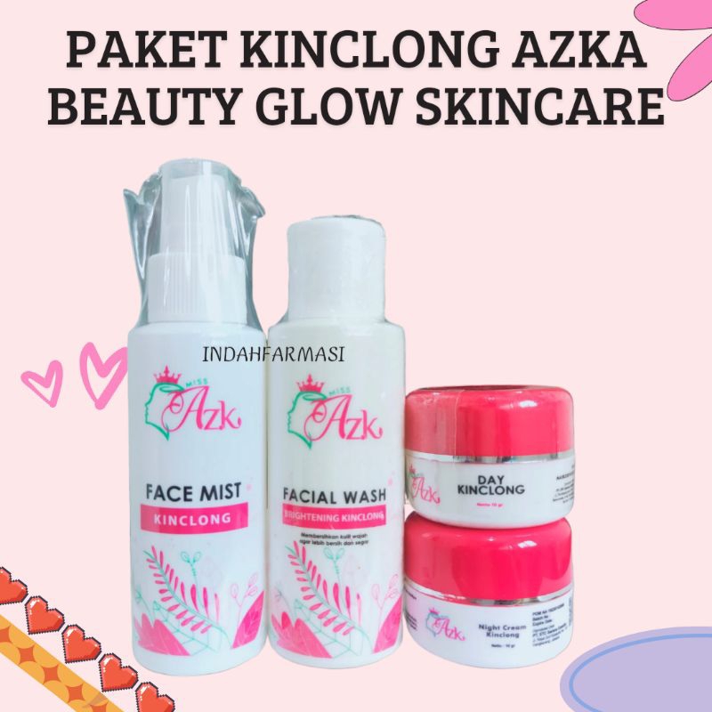 PAKET AZKA BEAUTY GLOW SKINCARE BPOM
