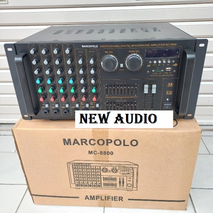 AMPLIFIER POWER MARCOPOLO MC 8800 MC8800 KARAOKE