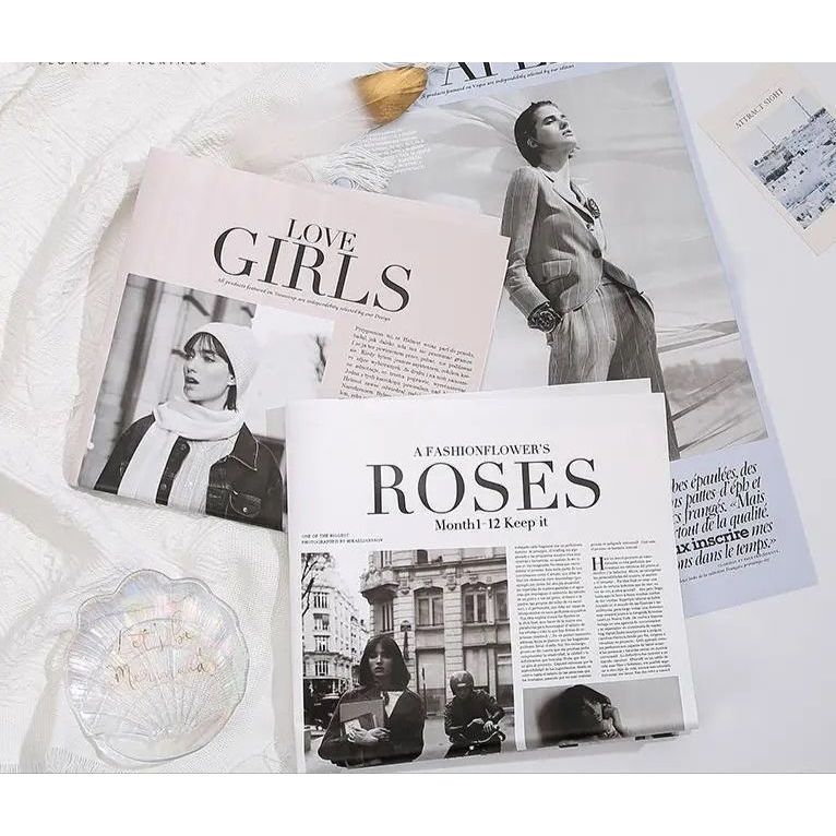 

ROSES NEWSPAPER MAGAZINE kertas kado motif vintage magazine KORAN korea plastik bunga flower CELLOPHANE KERTAS BUNGA HAND BOUQUET WATERPROOF Magazine Style Aesthetic Big Deco Paper / Kertas Dekorasi Jurnal motif Majalah Estetik PROPERTI FOTO SCANDINAVIAN
