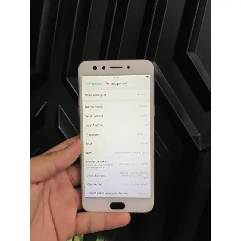 Oppo F3 original ex resmi indonesia (HP BEKAS)
