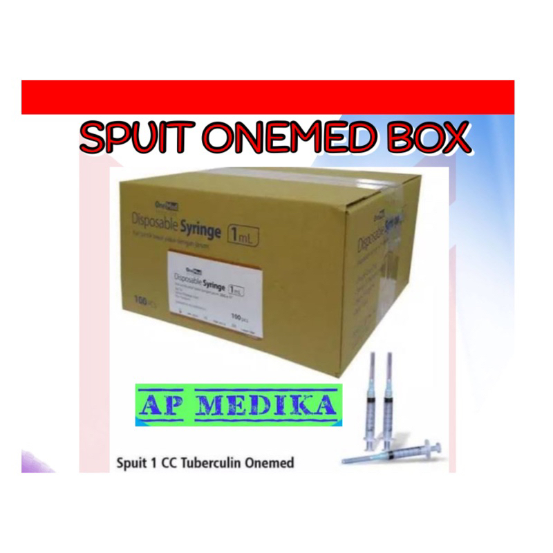 ONEMED SPUIT 1ML PER BOX*
