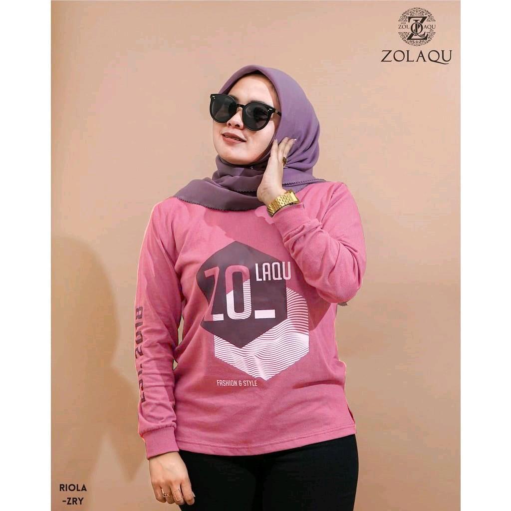 kaos zolaqu original 06 baju atasan zolaku  premium terbaru 2023 jolaku lengan panjang combat combet