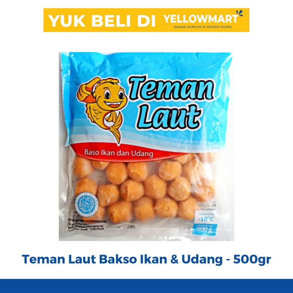 

Teman Laut Bakso Ikan dan Udang 500gr