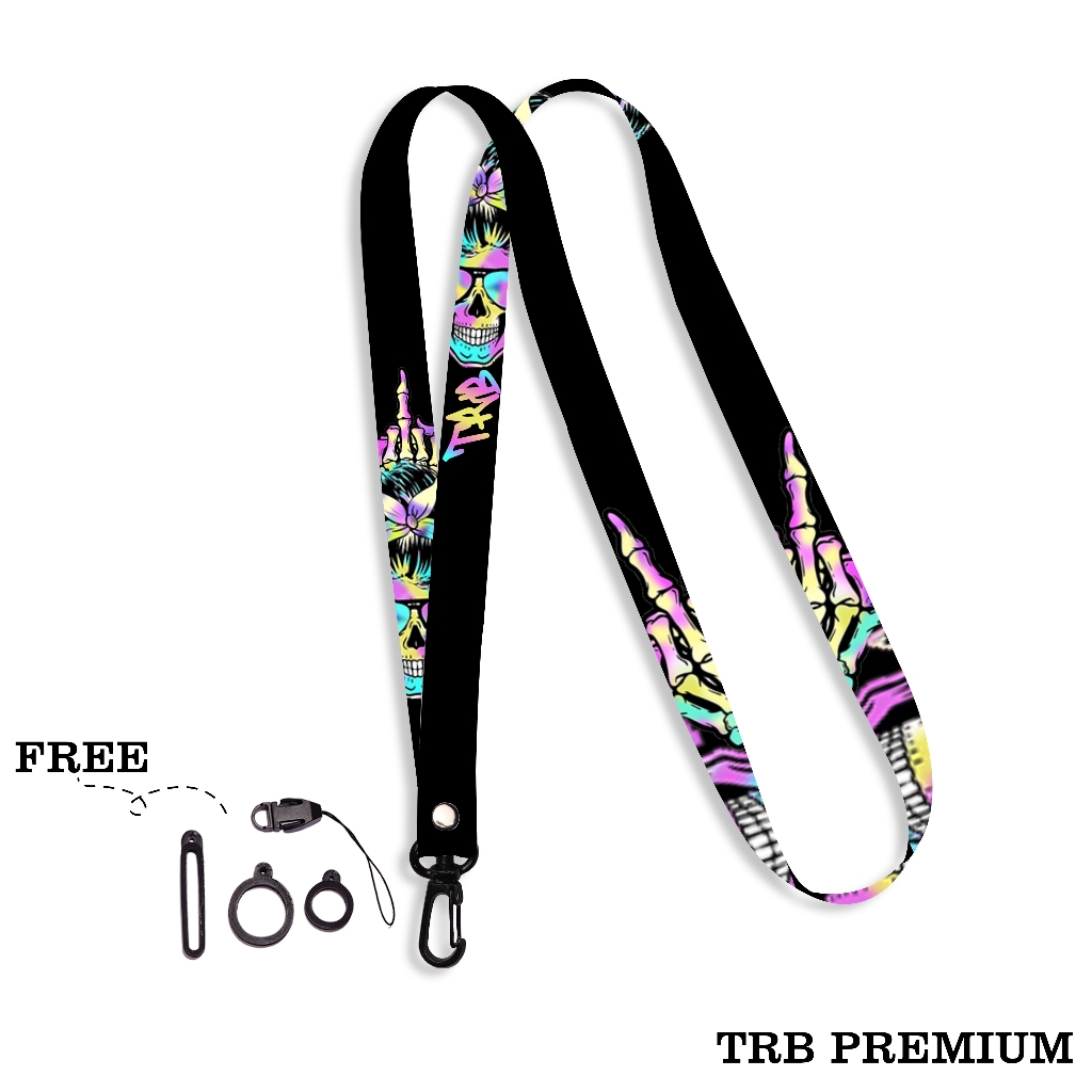 

Lanyard ID Card Holder / Gantungan Name Tag / Lanyard name tag 3pcs Oring dan kait / Lanyard Premium 1 - 1,5cm