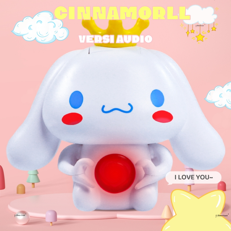 [Versi audio]COD I love you Lotso Sanrio Night Light Kawaii 3D LED Cinnamoroll Lamp Figure Kartun Lampu Lucu Kecantikan Hiasan