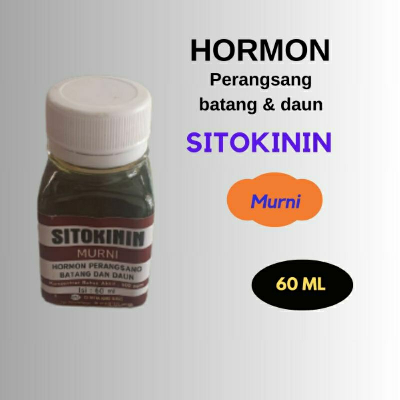 Hormon murni Sitokinin Hormon batang dan daun 60 ml