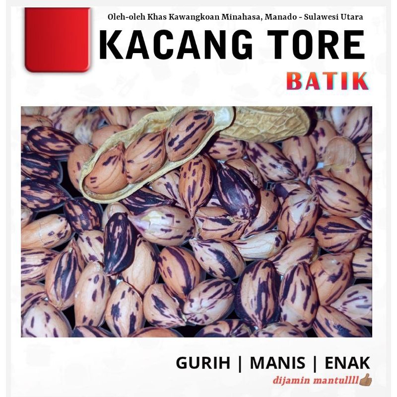 

Kacang Tore Manado varian Batik
