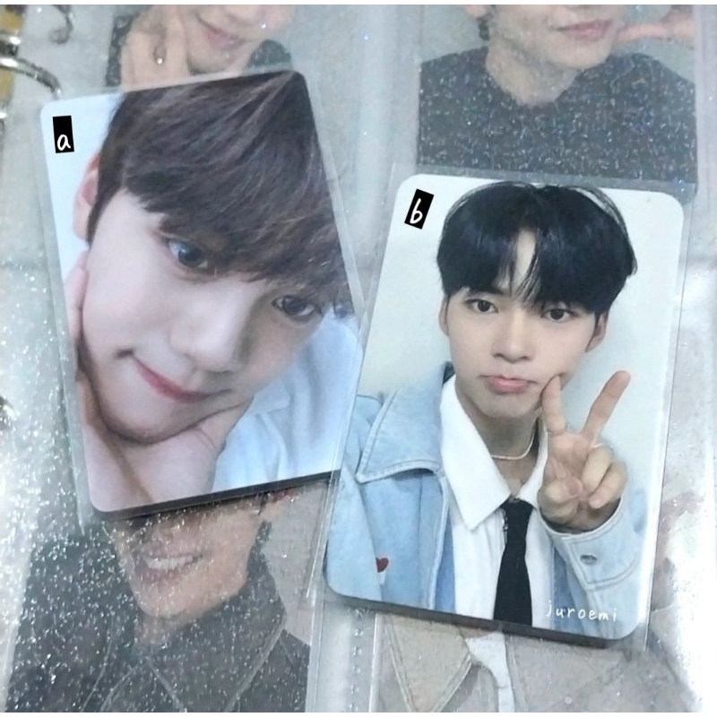 zb1 zerobaseone kim gyuvin withmuu ld luckydraw zoom digipack & sung hanbin mwave r2.