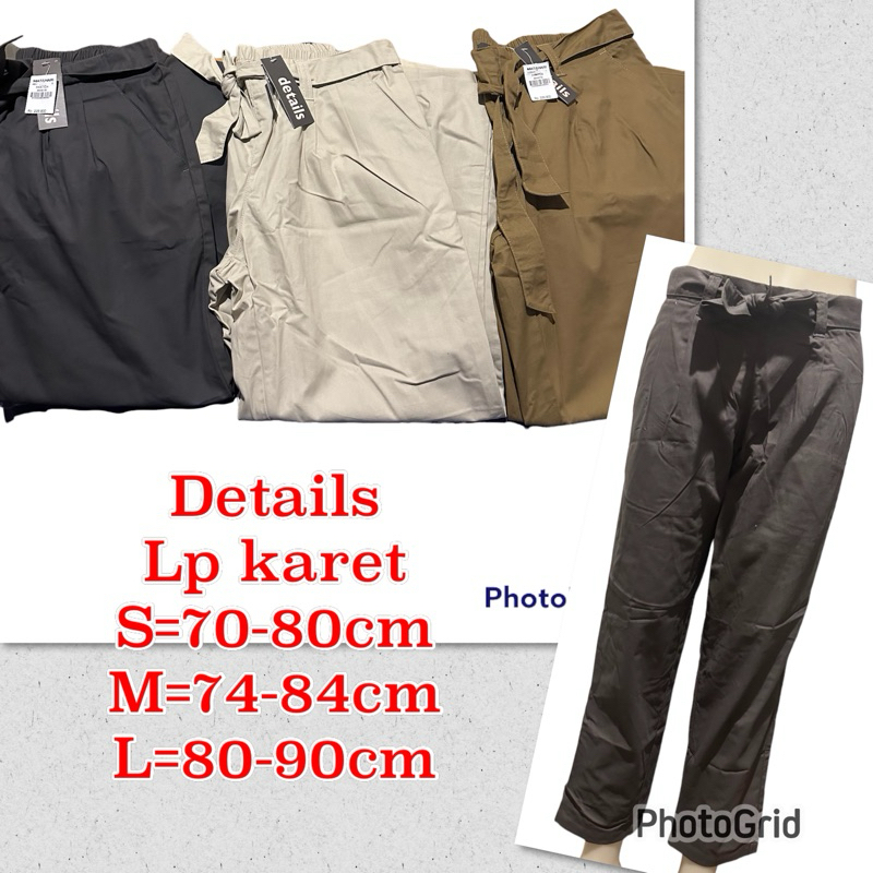 Celana wanita merk Details original