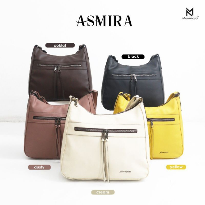 Tas Hobo Terbaru Wanita // Tas Selempang Besar // Asmira by Moonzaya // Ori Bisa COD