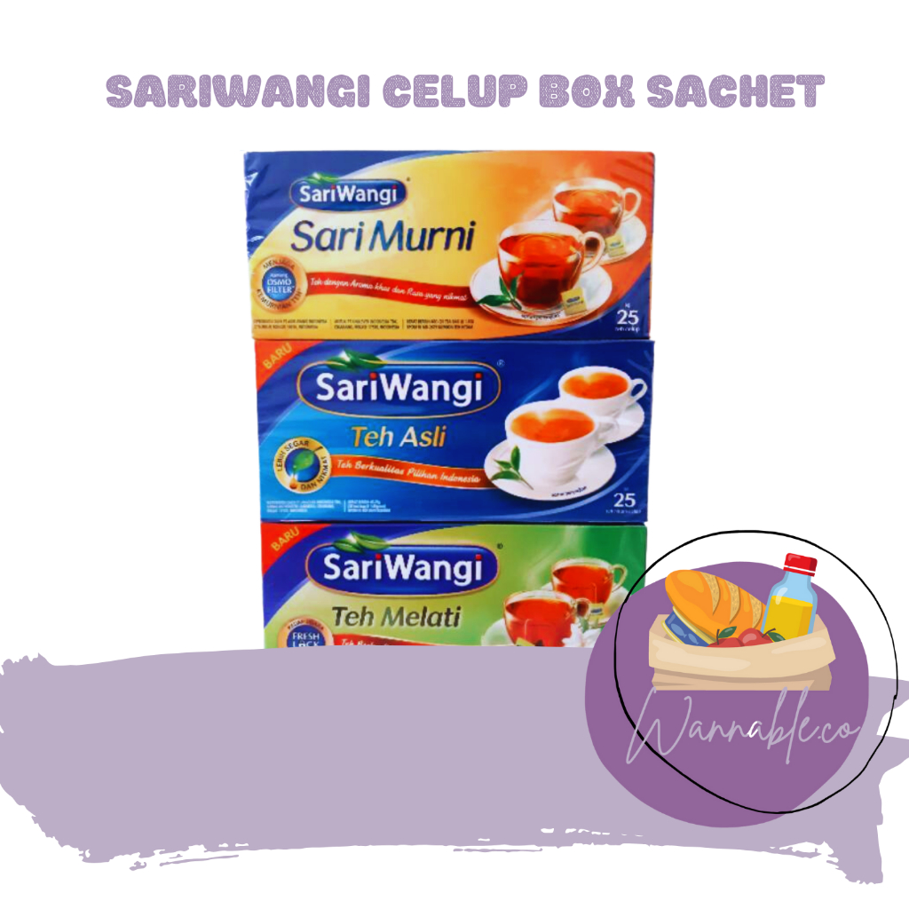 

TEH SARIWANGI SARIMURNI BOX DAN SACHET