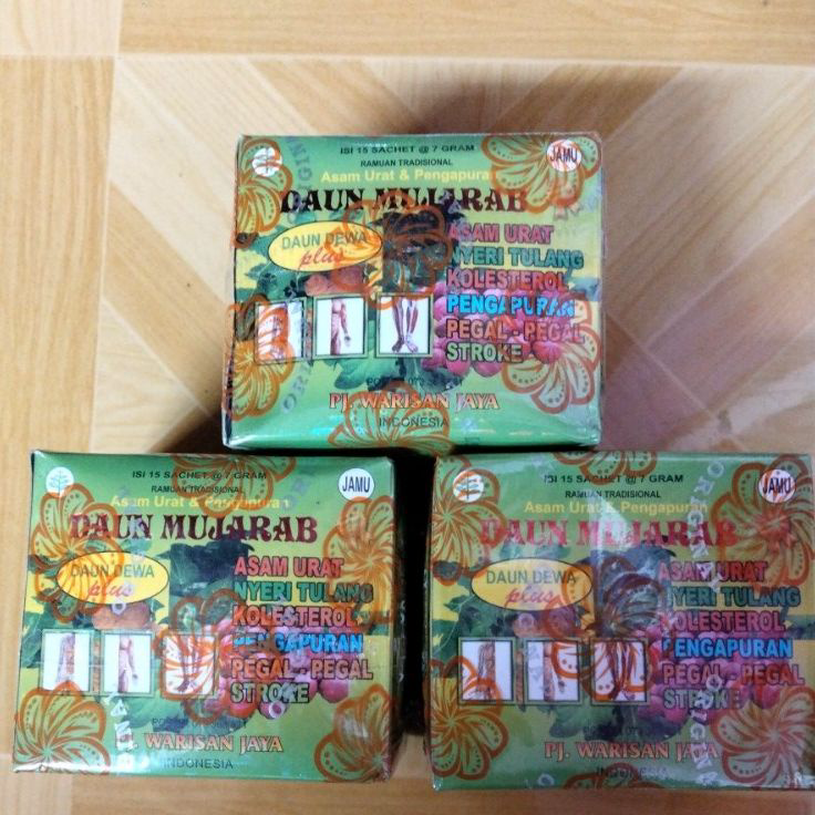 

SRLW6348 daun mujarab serbuk original isi 15 saset