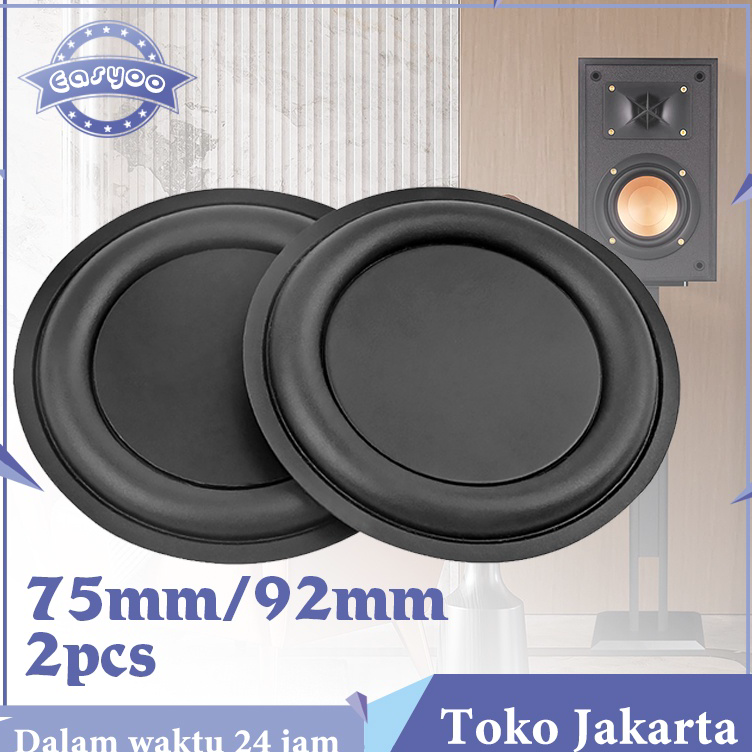 Pasti Murah Isi 2 Bass Pasif Radiator 75mm 92mm Subwoofer Passive Radiator Bass Radiator Pasif ➫✬✵