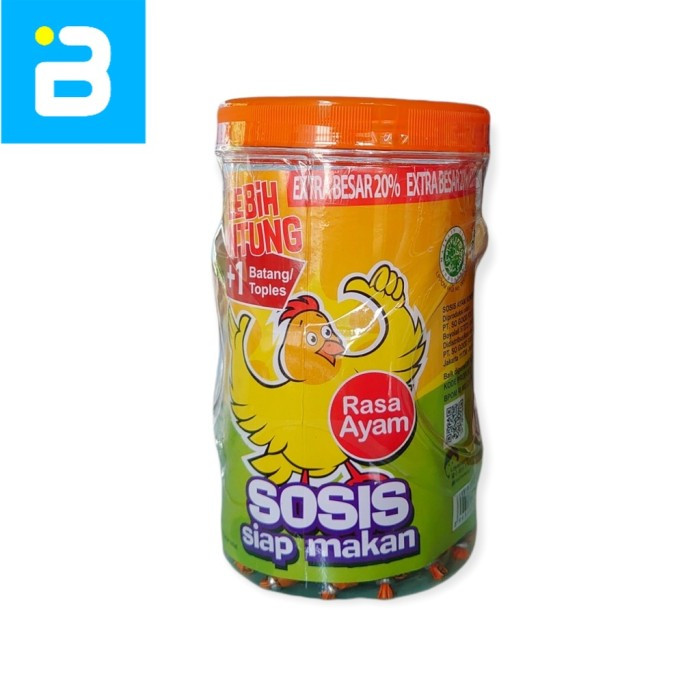 

SO NICE SOSIS AYAM TOPLES ISI 25 AYES TOSERBA