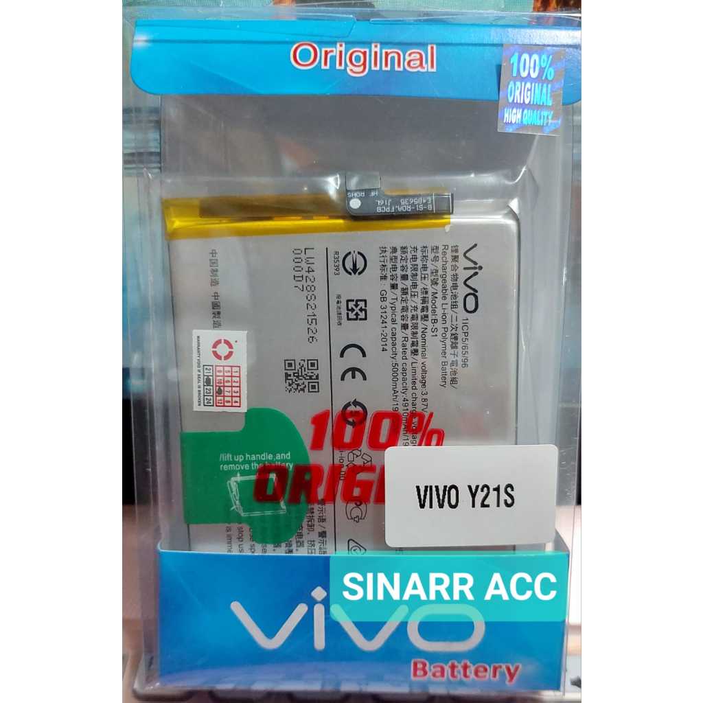 BATRE BATERAI VIVO Y21S / Y21A / Y21T ORI 100%