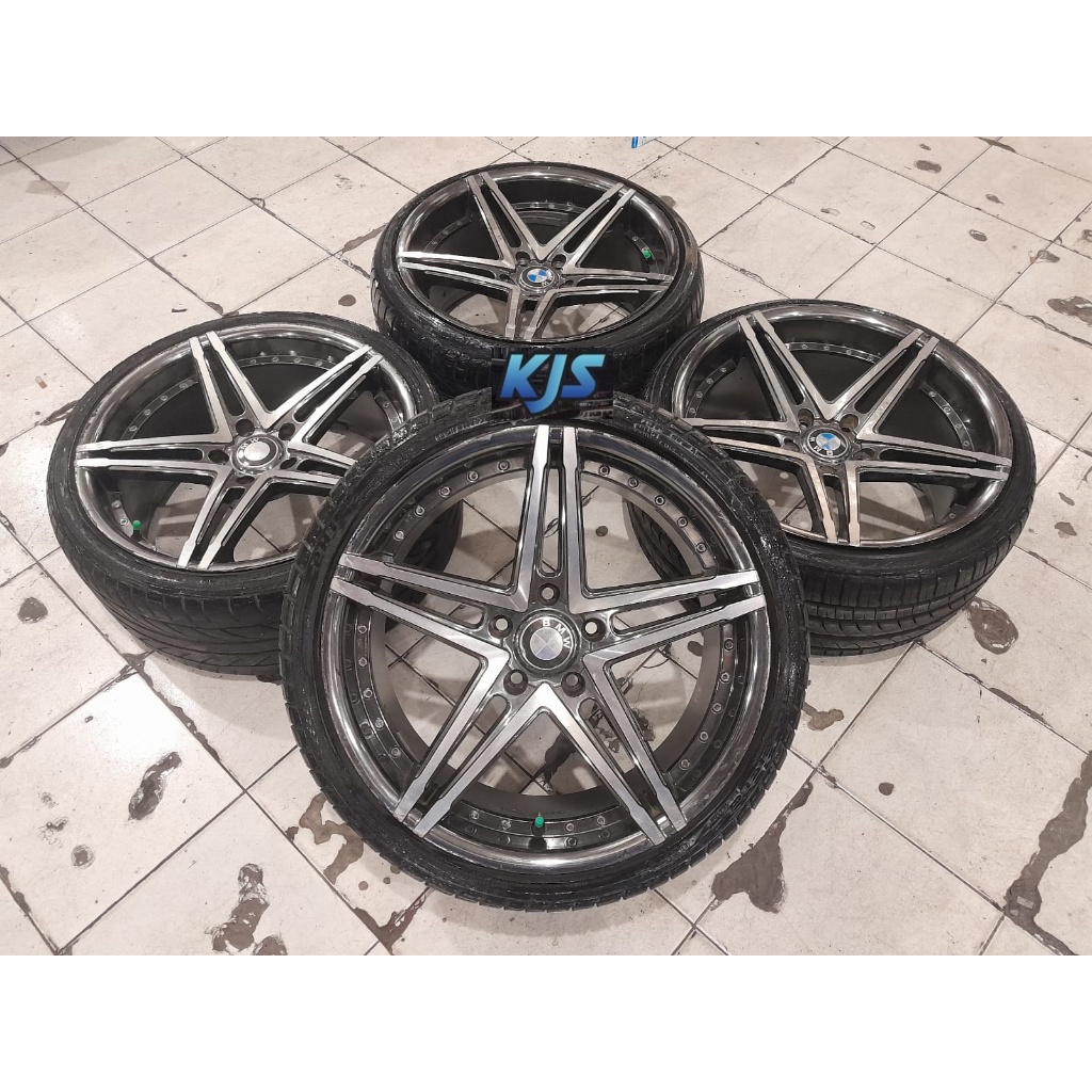 Pelek Racing Second JF Luxury Ring 19 Pcd 5x120 Ban Bonus R19 Buat BMW Velg Mobil Seken