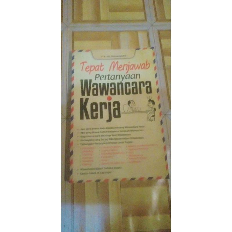 Buku Wawancara Kerja
