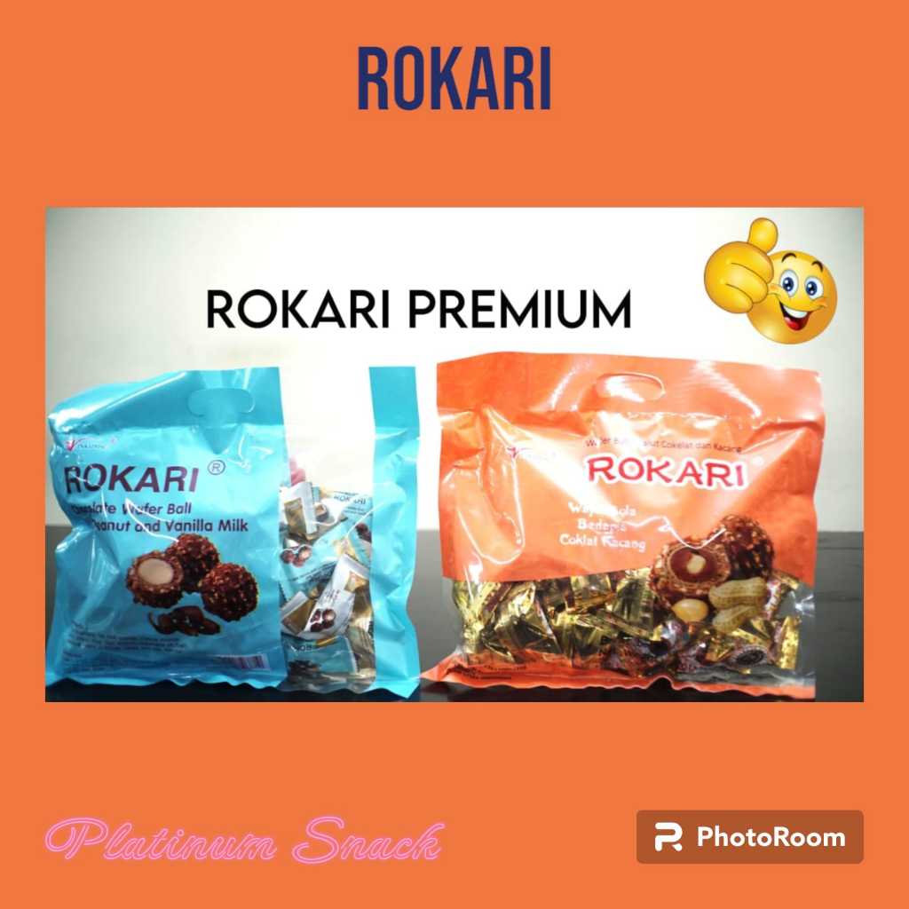 

Rokari Chocolate Wafer Ball | Isi 40 Pcs @ 7 Gr | Inkubisc