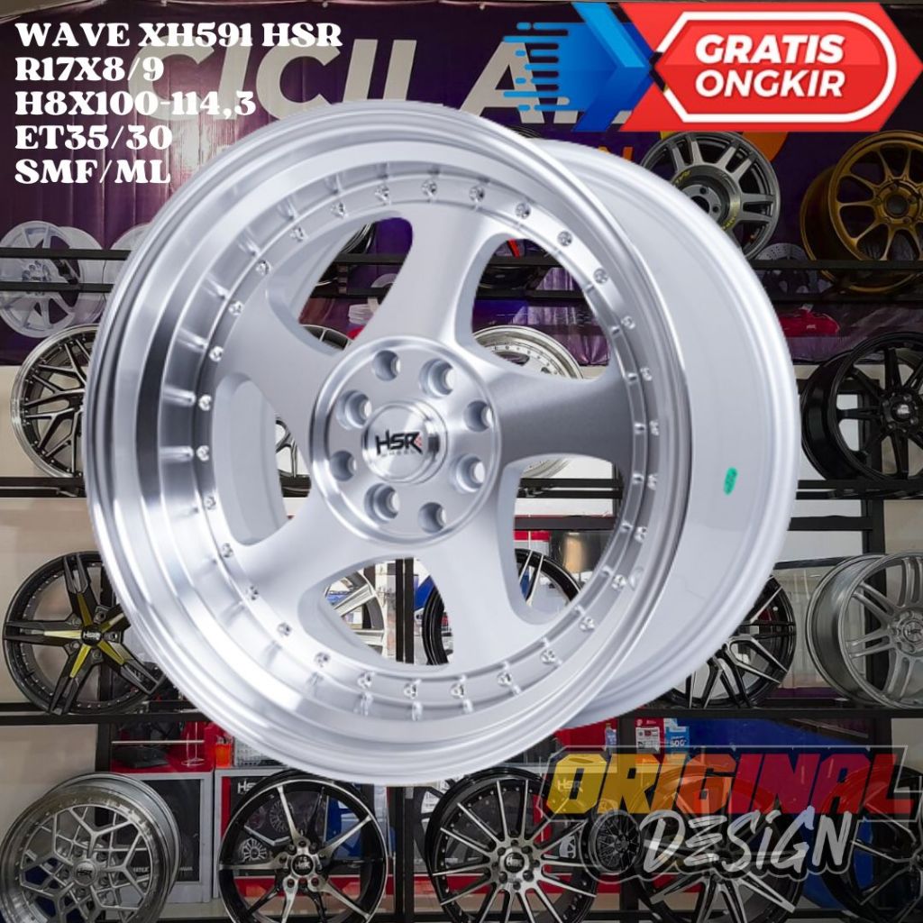 Velg Mobil R17 Celong HSR WAVE Ring 17 Untuk Avanza Yaris Mobilio Livina