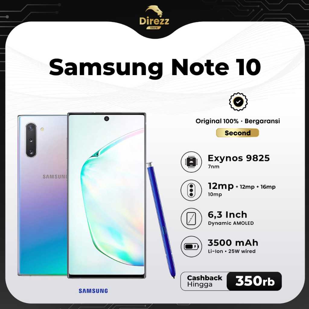 SEIN | Samsung Note 10 Plus | Note 10 Second Resmi Fullset