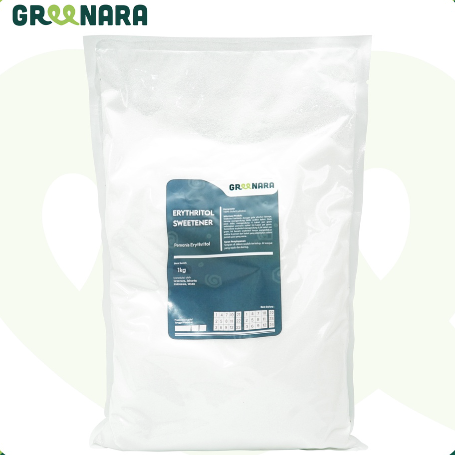 

↔✢❅ Pemanis Erythritol 1kg / Erythritol Natural Sweetener