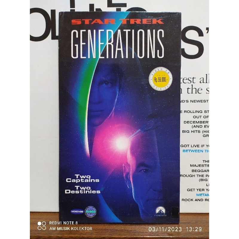 VCD Original : STAR TREK - GENERATIONS.