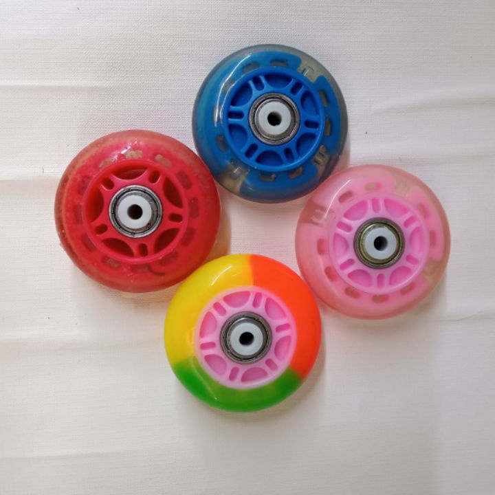 Big Sale Roda karet pu/roda sepatu roda skateboard goyang/roda full karet Produk