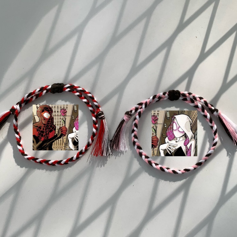 GELANG COUPLE SPIDERMAN SERUT [2gelang]- baca deskripsi