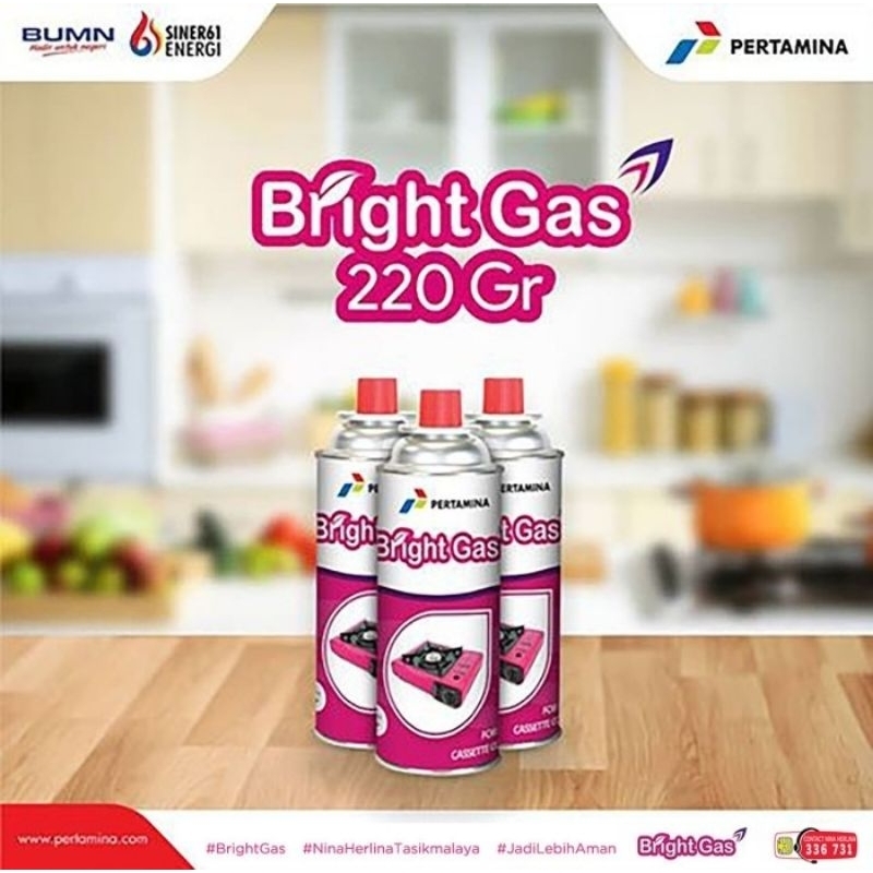 Gas Portable bright original 220g