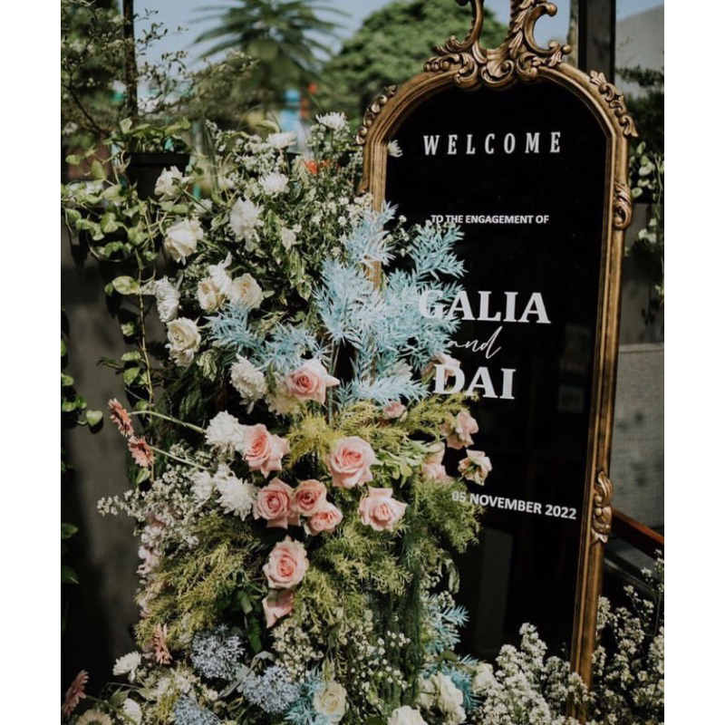 

CUTTING STICKER SIGN WELCOME STANDING MIRROR BESAR/PAPAN BESAR