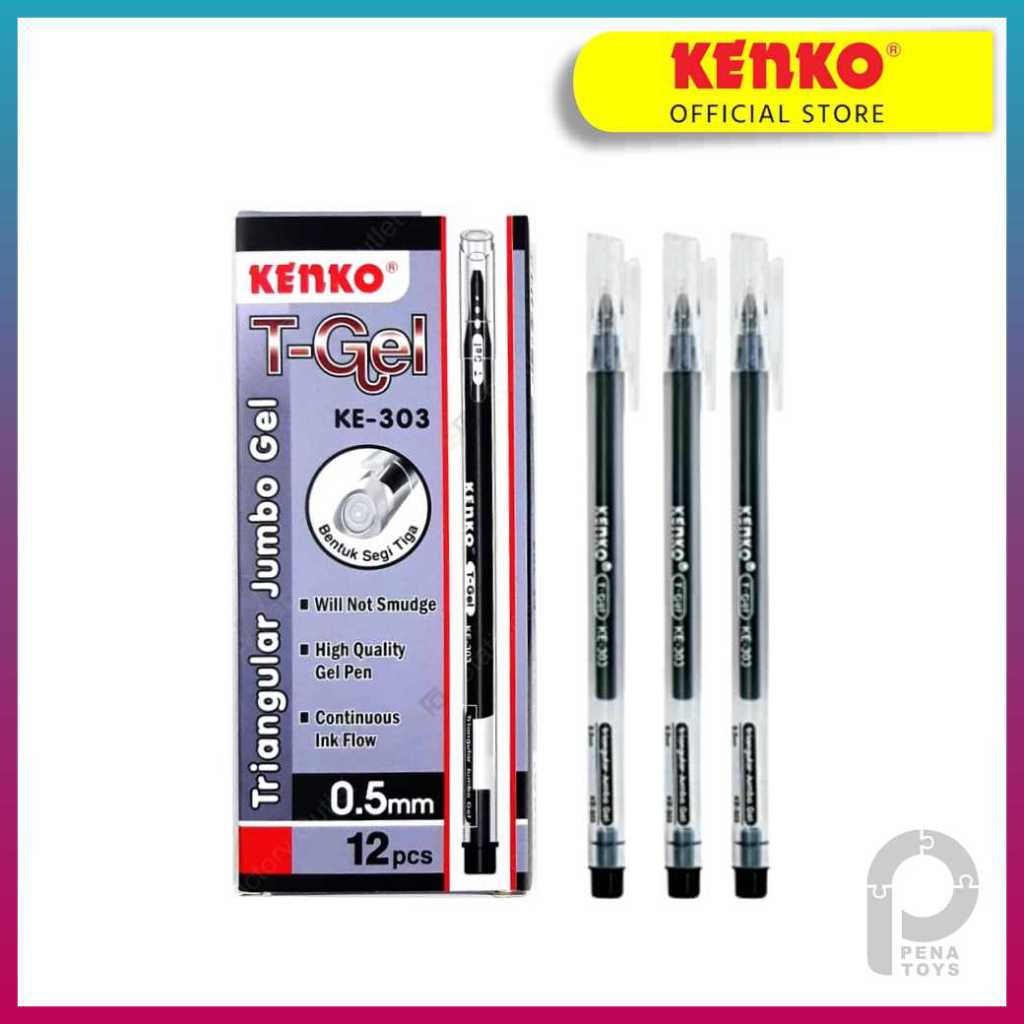 

Pulpen Kenko 0,5 T-Gel KE-303 pena Gel Pen ballpoint jel