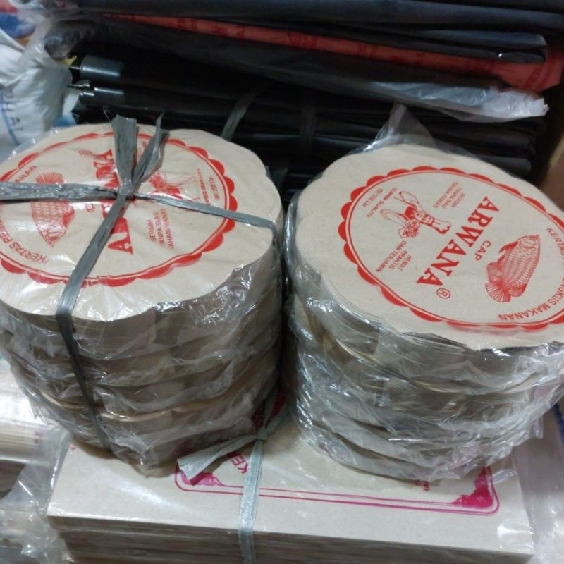 KERTAS NASI BULAT / KERTAS PEMBUNGKUS NASI BULAT