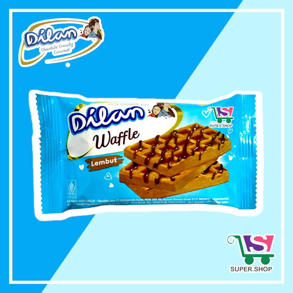 

Dilan Waffle Kue Wafel Lembut 16 Gram SATUAN