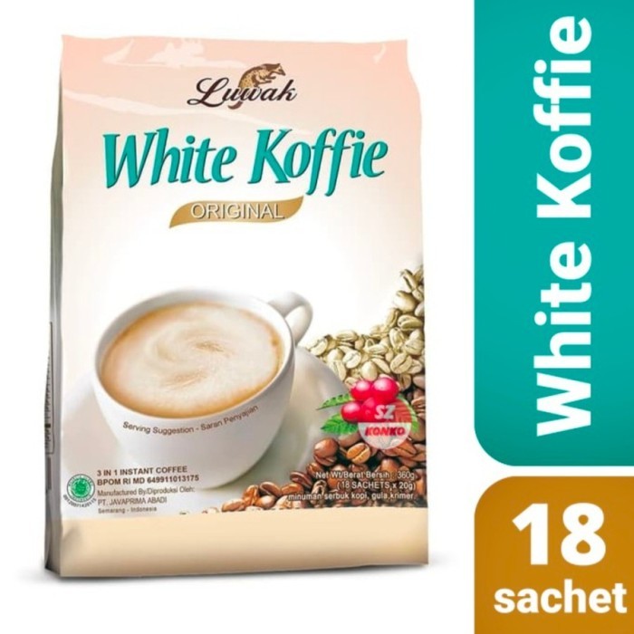 

LUWAK WHITE KOFFIE 18SACHET