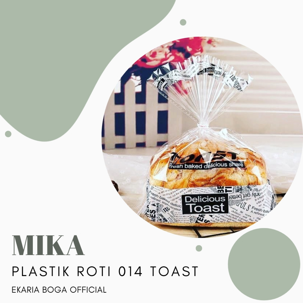 PLASTIK | KERTAS TOAST | TOAST ROTI | KANTONG ROTI | PLASTIK ROTI